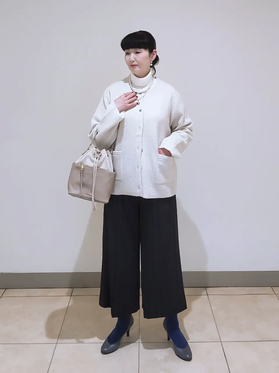 J.PRESS LADIES L スタッフ コーディネート画像