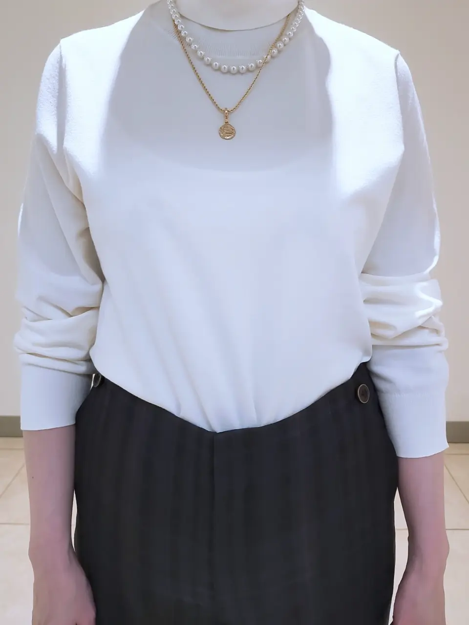 J.PRESS LADIES L スタッフ コーディネート画像