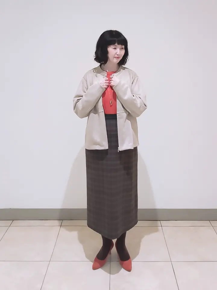 J.PRESS LADIES L スタッフ コーディネート画像