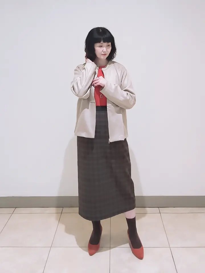 J.PRESS LADIES L スタッフ コーディネート画像