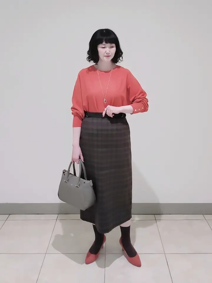 J.PRESS LADIES L スタッフ コーディネート画像