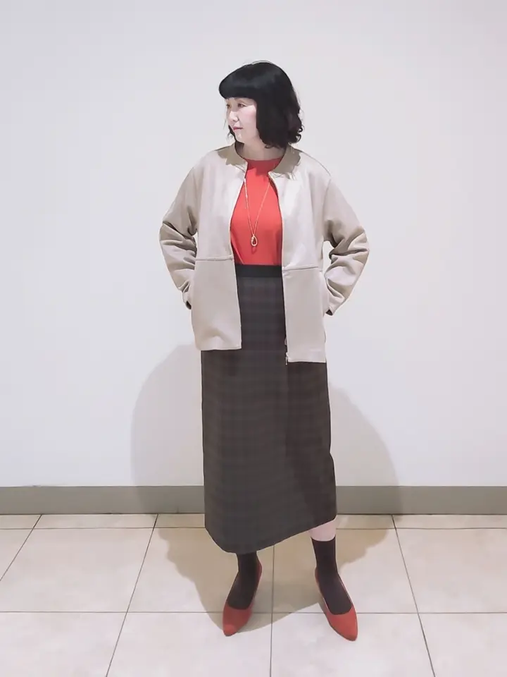 J.PRESS LADIES L スタッフ コーディネート画像