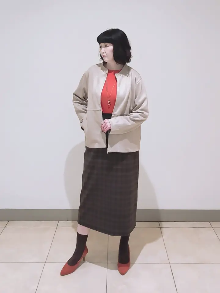 J.PRESS LADIES L スタッフ コーディネート画像