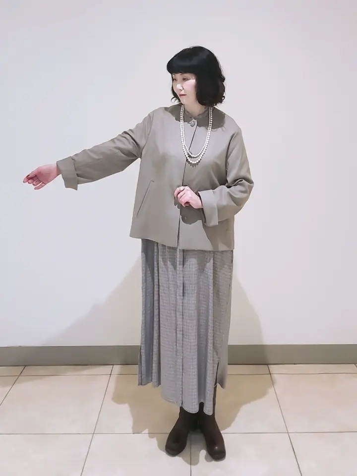 J.PRESS LADIES L スタッフ コーディネート画像