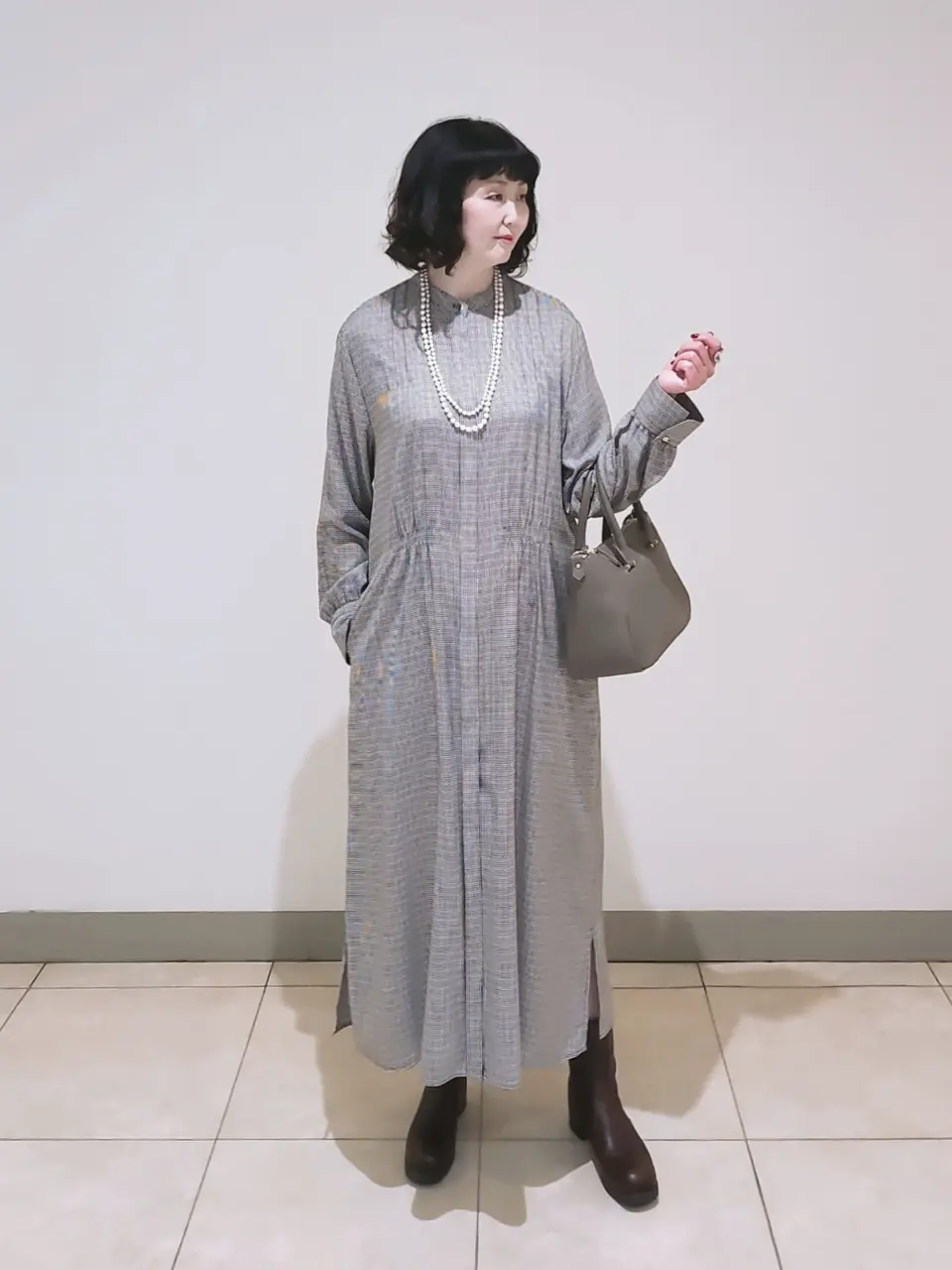 J.PRESS LADIES L スタッフ コーディネート画像