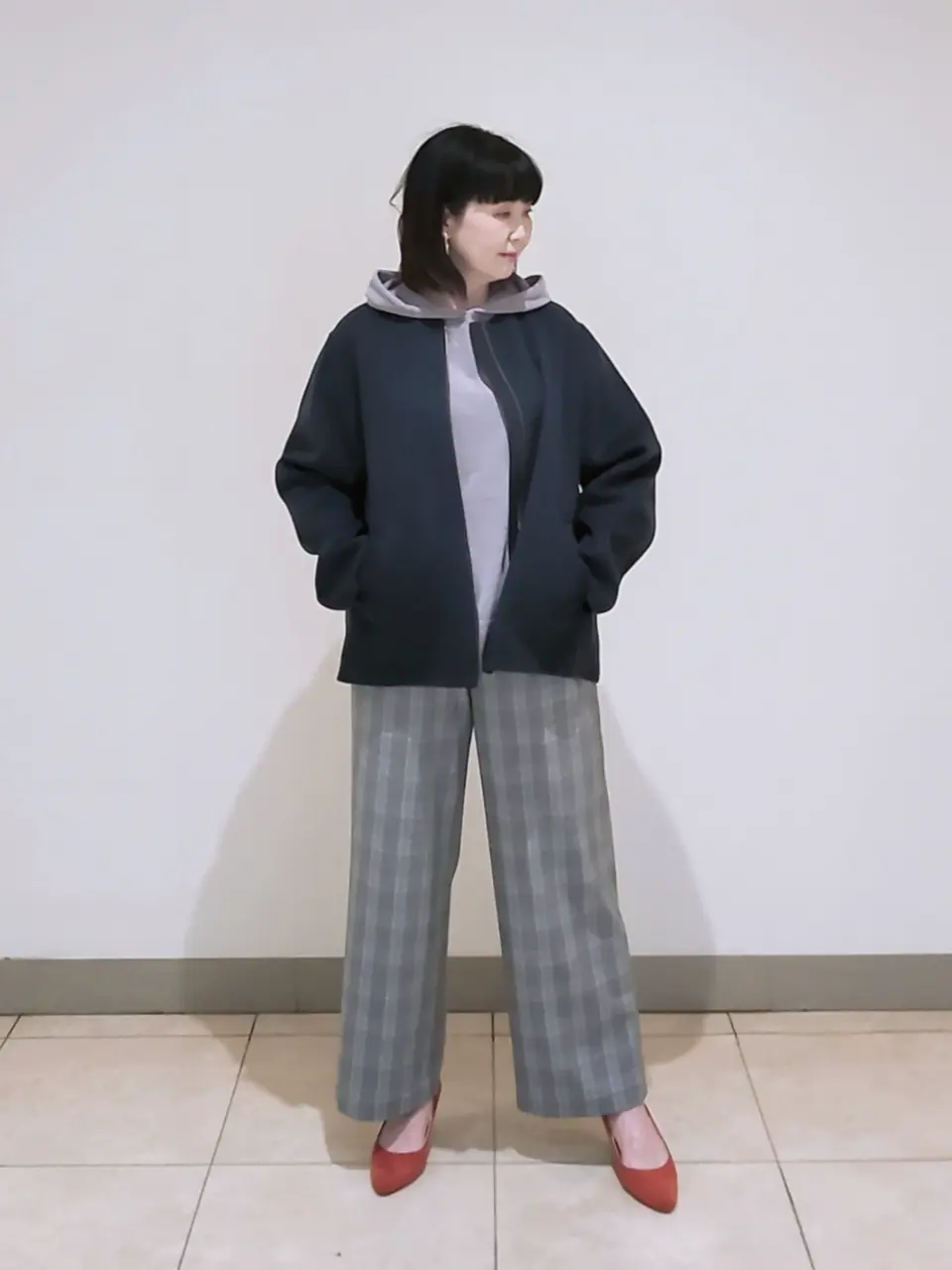 J.PRESS LADIES L スタッフ コーディネート画像