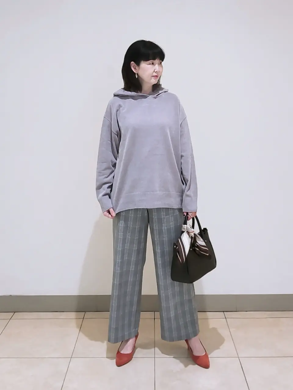 J.PRESS LADIES L スタッフ コーディネート画像