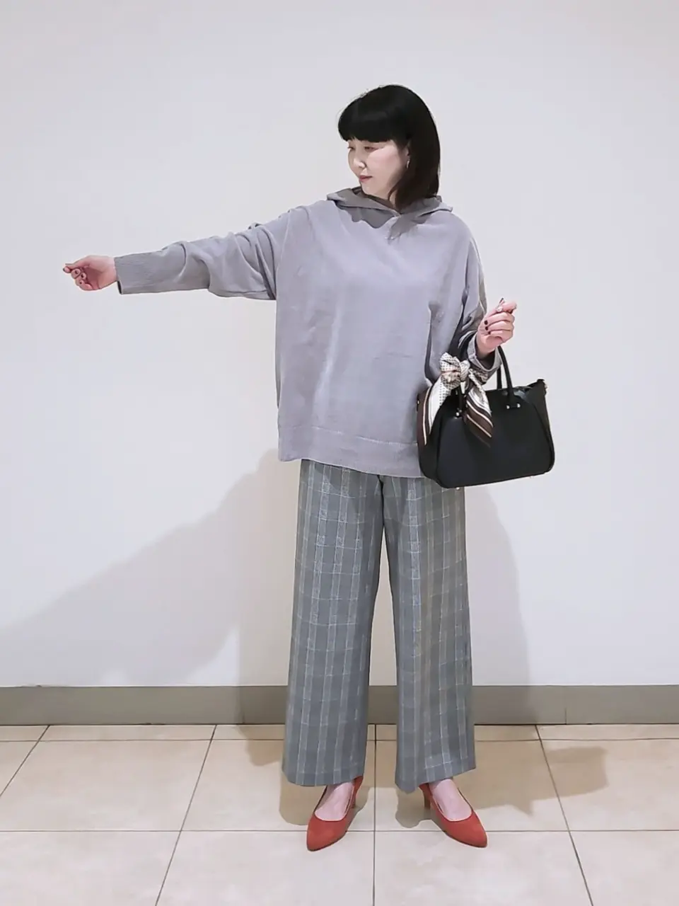 J.PRESS LADIES L スタッフ コーディネート画像