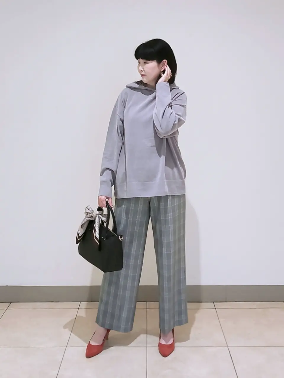 J.PRESS LADIES L スタッフ コーディネート画像