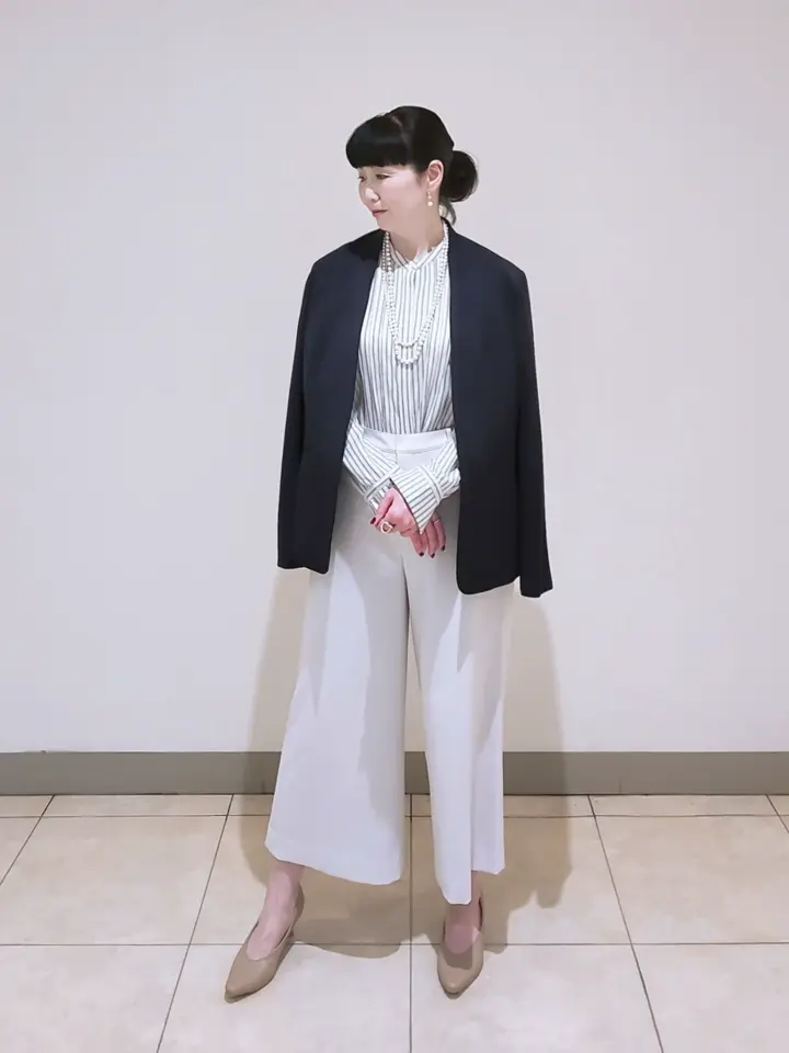 J.PRESS LADIES L スタッフ コーディネート画像