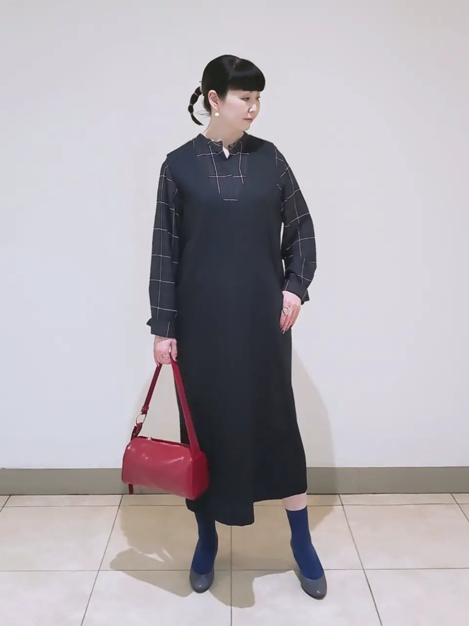 J.PRESS LADIES L スタッフ コーディネート画像