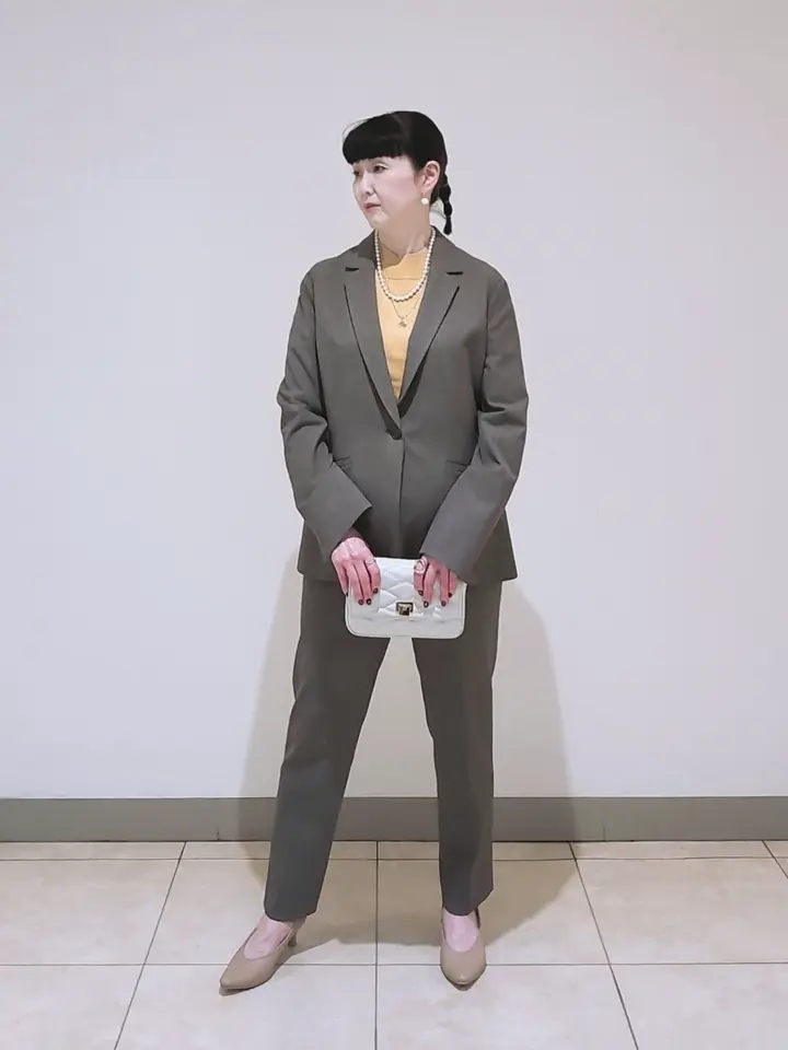 J.PRESS LADIES L スタッフ コーディネート画像