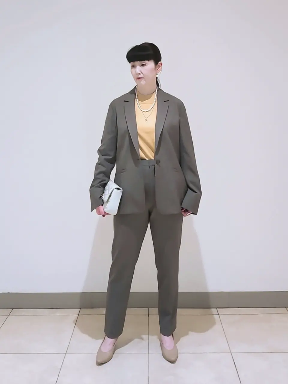 J.PRESS LADIES L スタッフ コーディネート画像