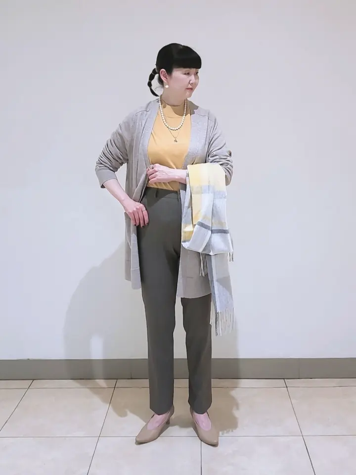 J.PRESS LADIES L スタッフ コーディネート画像