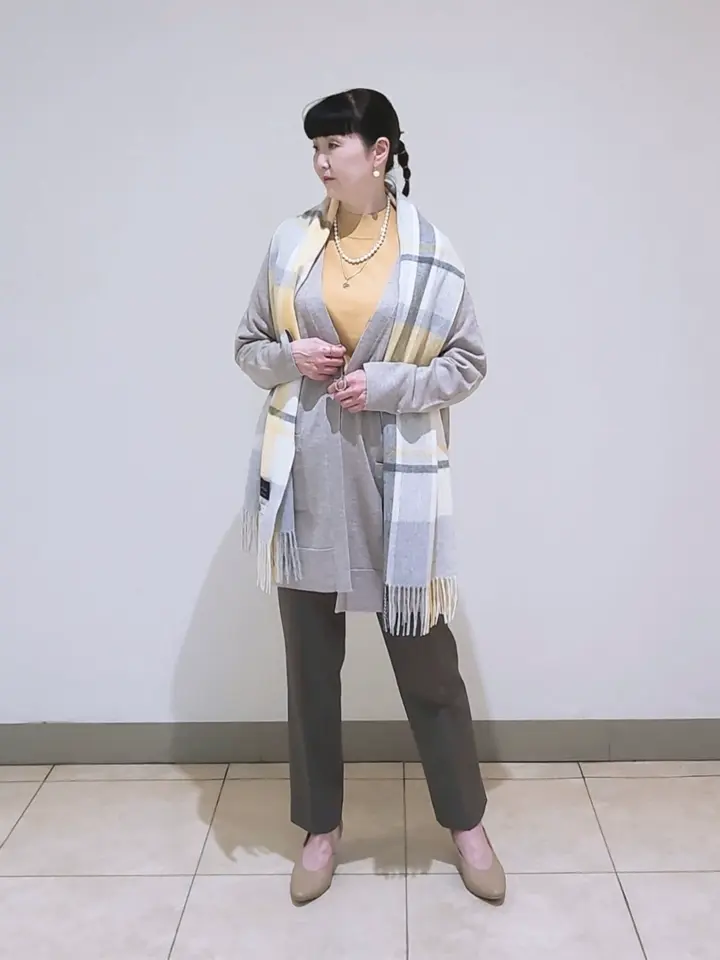 J.PRESS LADIES L スタッフ コーディネート画像