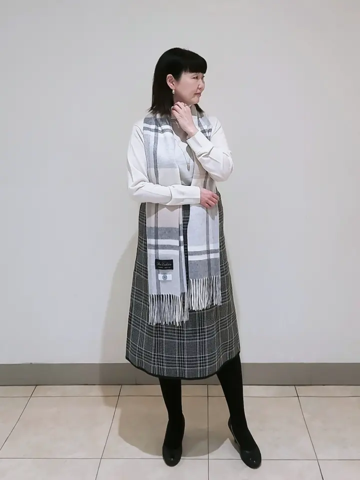 J.PRESS LADIES L スタッフ コーディネート画像