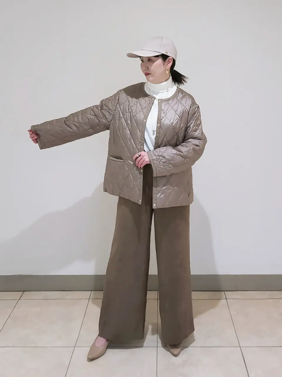 J.PRESS LADIES L スタッフ コーディネート画像