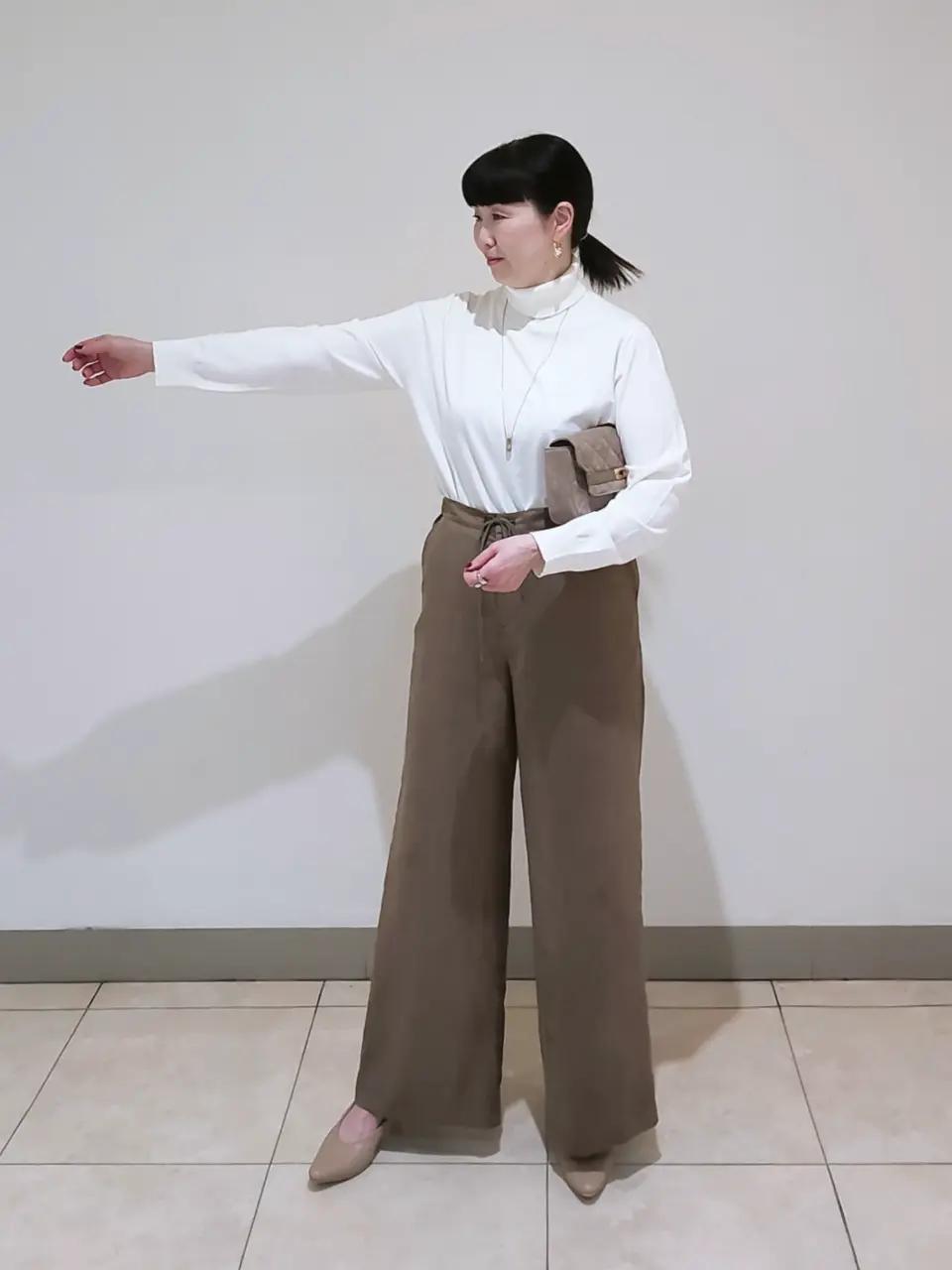 J.PRESS LADIES L スタッフ コーディネート画像