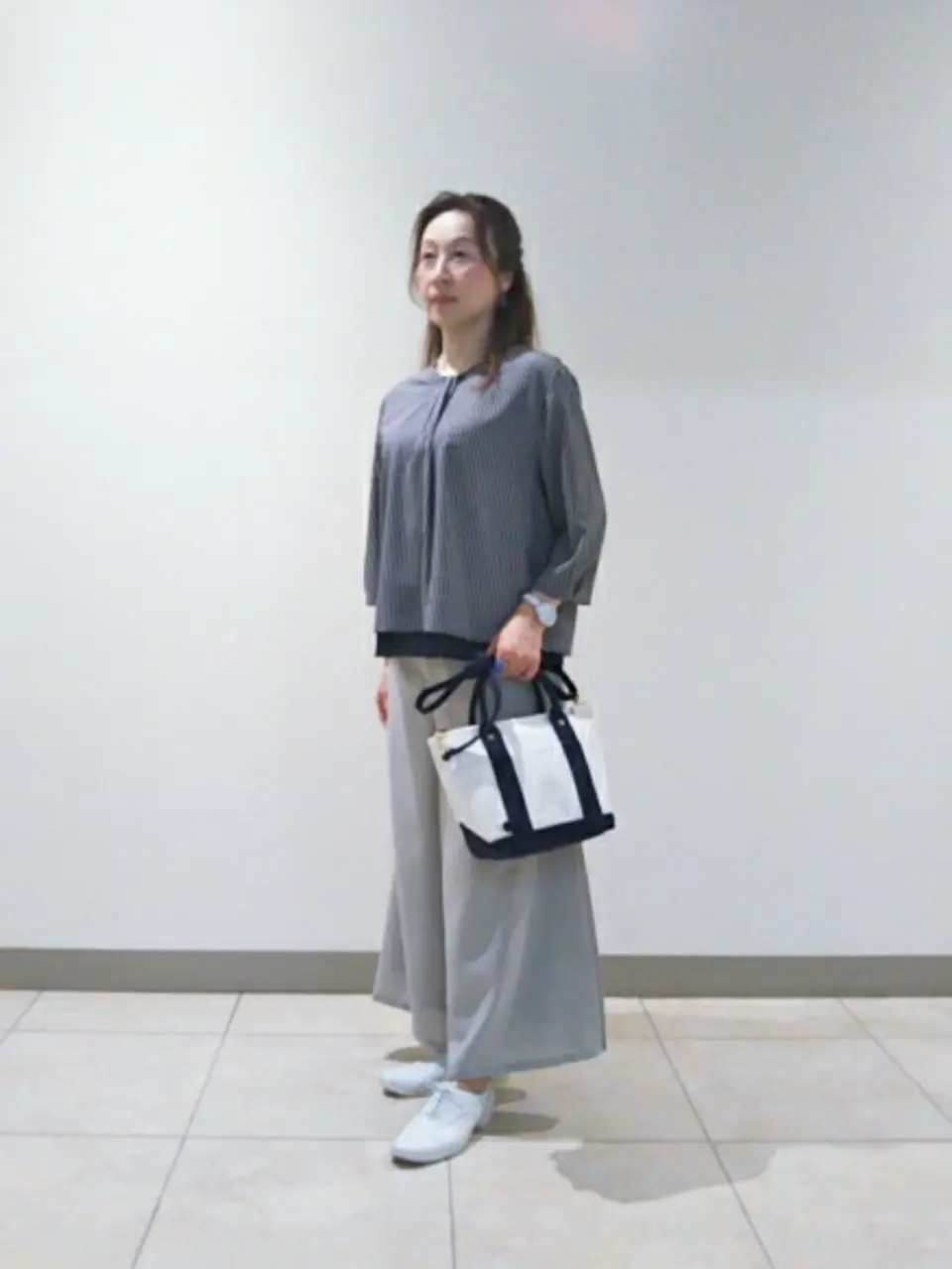 J.PRESS LADIES L スタッフ コーディネート画像