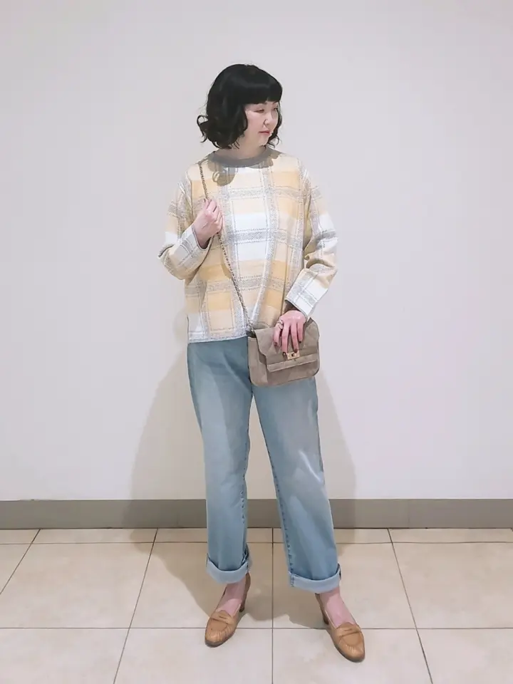 J.PRESS LADIES L スタッフ コーディネート画像