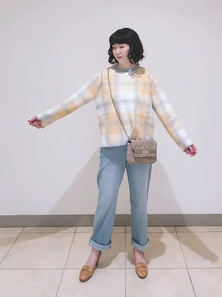 J.PRESS LADIES L スタッフ コーディネート画像