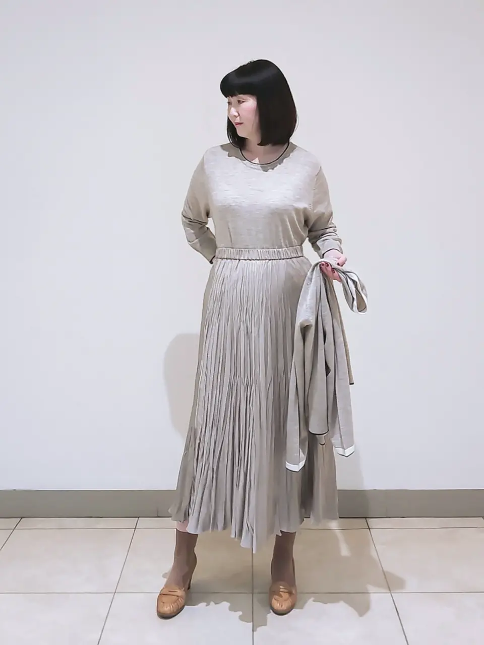 J.PRESS LADIES L スタッフ コーディネート画像