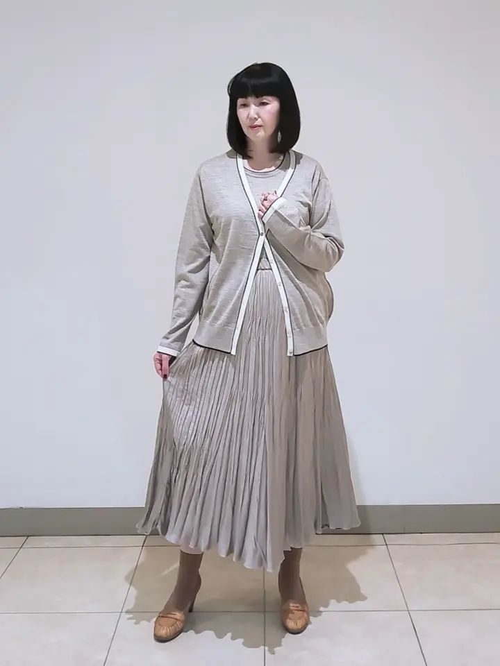 J.PRESS LADIES L スタッフ コーディネート画像