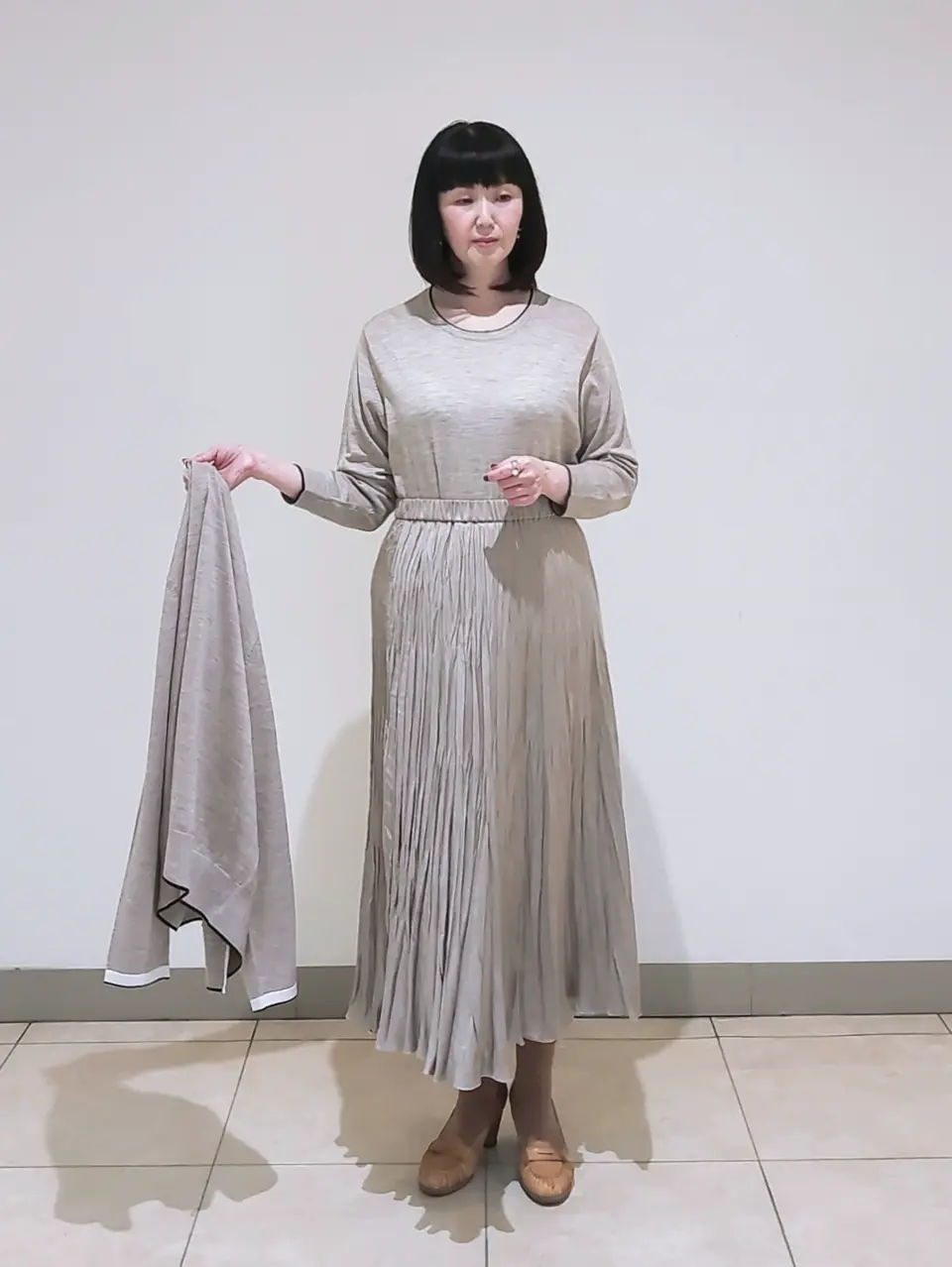 J.PRESS LADIES L スタッフ コーディネート画像