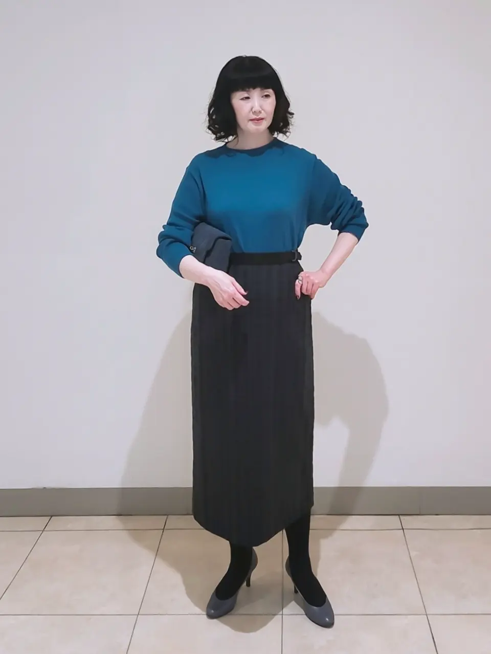 J.PRESS LADIES L スタッフ コーディネート画像