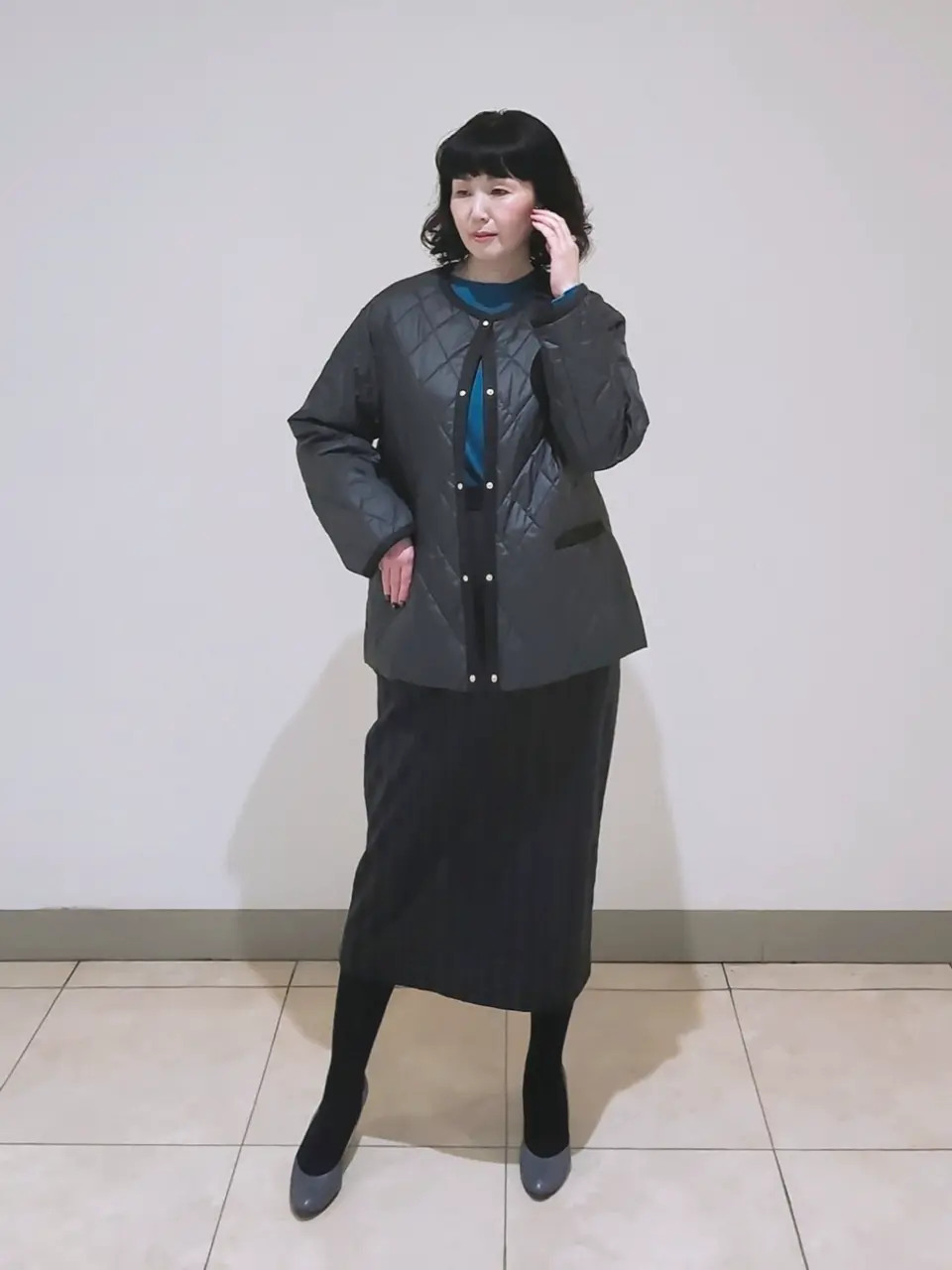 J.PRESS LADIES L スタッフ コーディネート画像