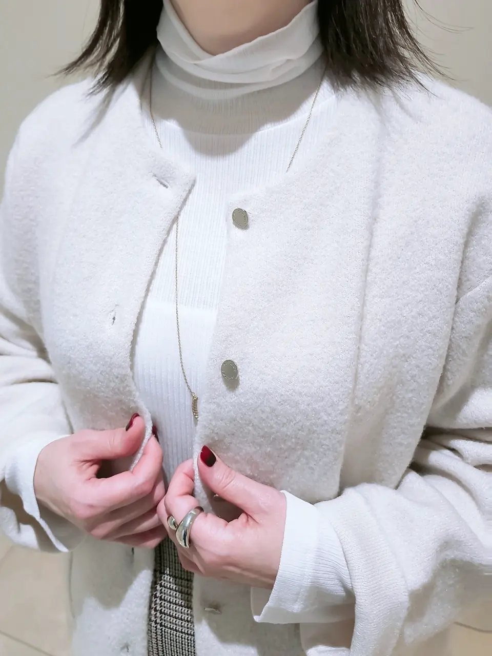 J.PRESS LADIES L スタッフ コーディネート画像