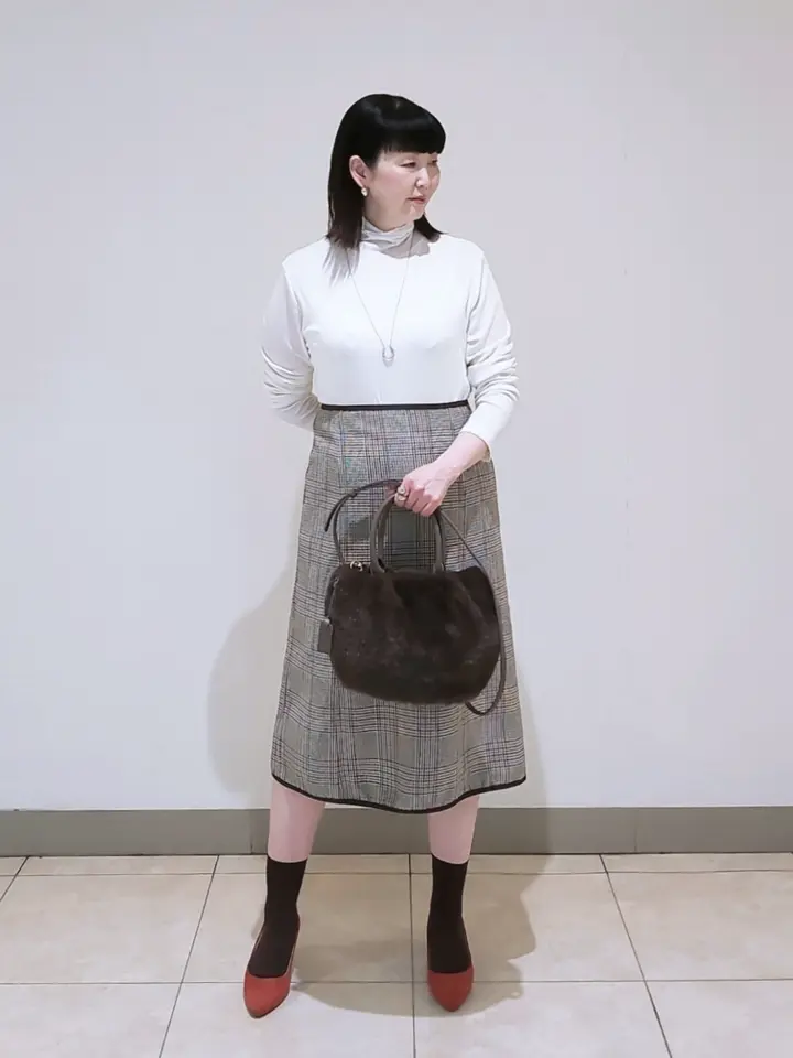 J.PRESS LADIES L スタッフ コーディネート画像