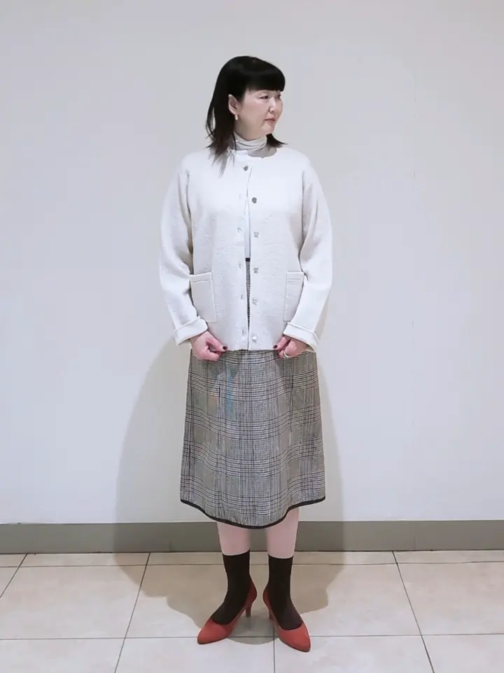 J.PRESS LADIES L スタッフ コーディネート画像