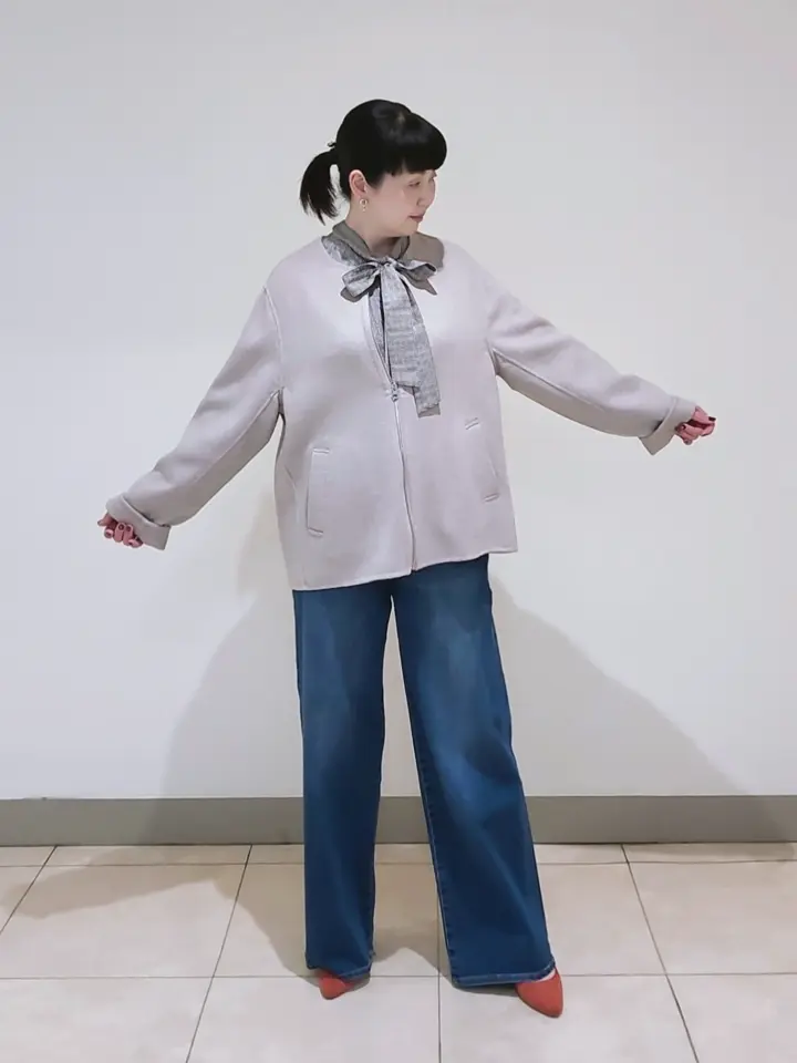 J.PRESS LADIES L スタッフ コーディネート画像