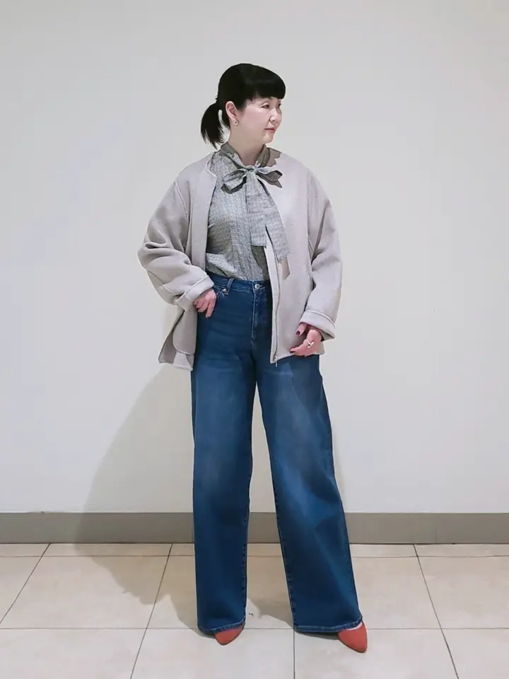 J.PRESS LADIES L スタッフ コーディネート画像