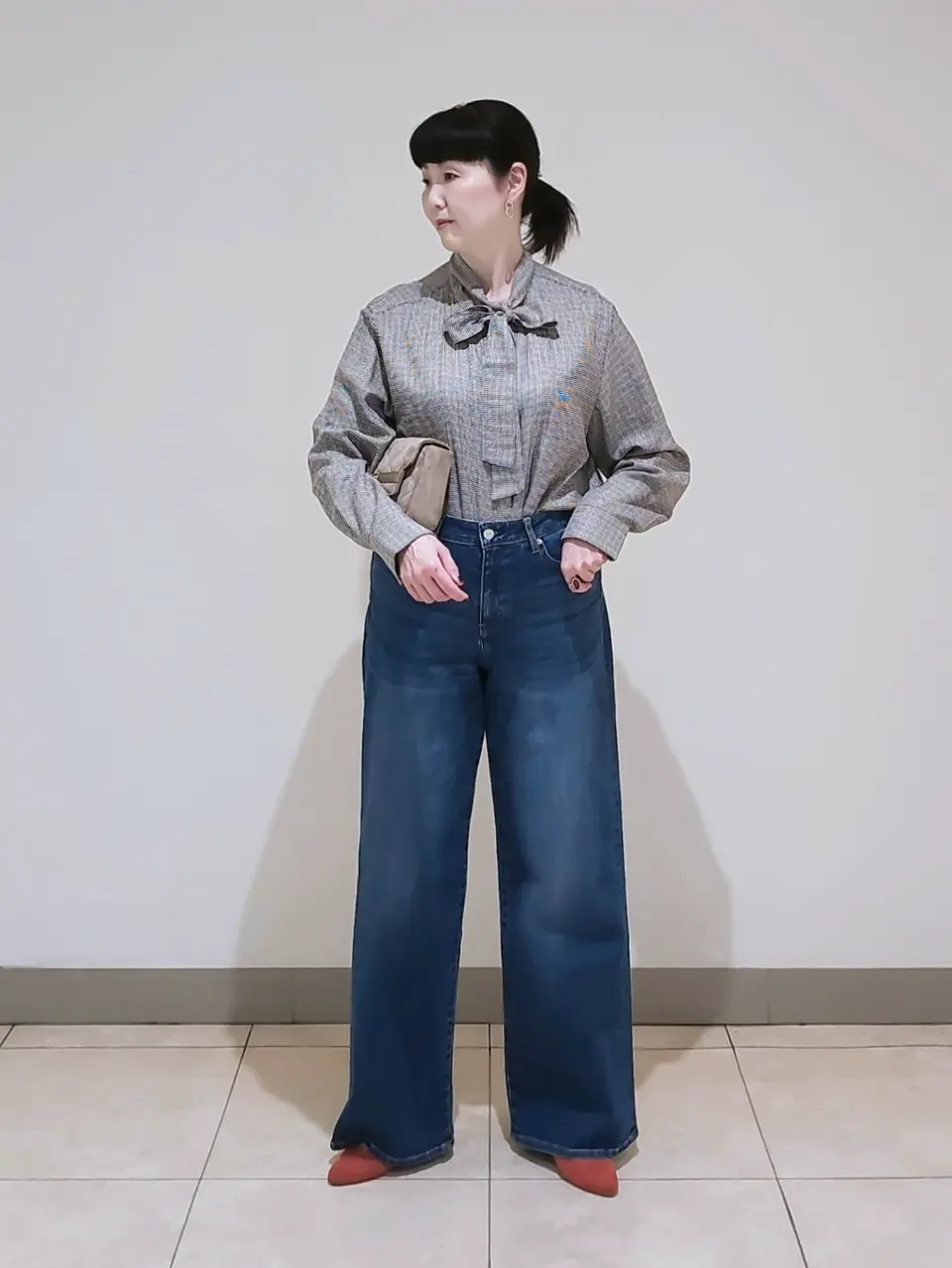 J.PRESS LADIES L スタッフ コーディネート画像