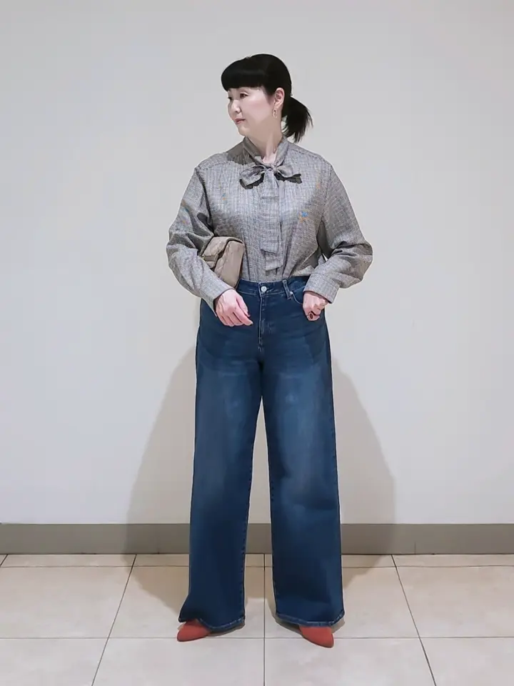 J.PRESS LADIES L スタッフ コーディネート画像