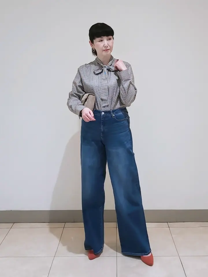 J.PRESS LADIES L スタッフ コーディネート画像