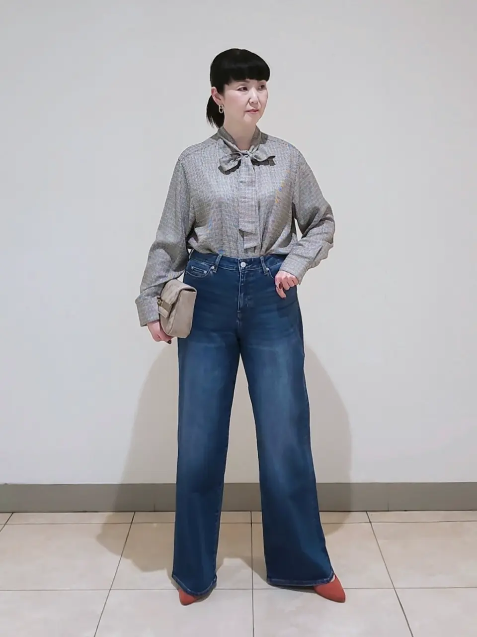 J.PRESS LADIES L スタッフ コーディネート画像