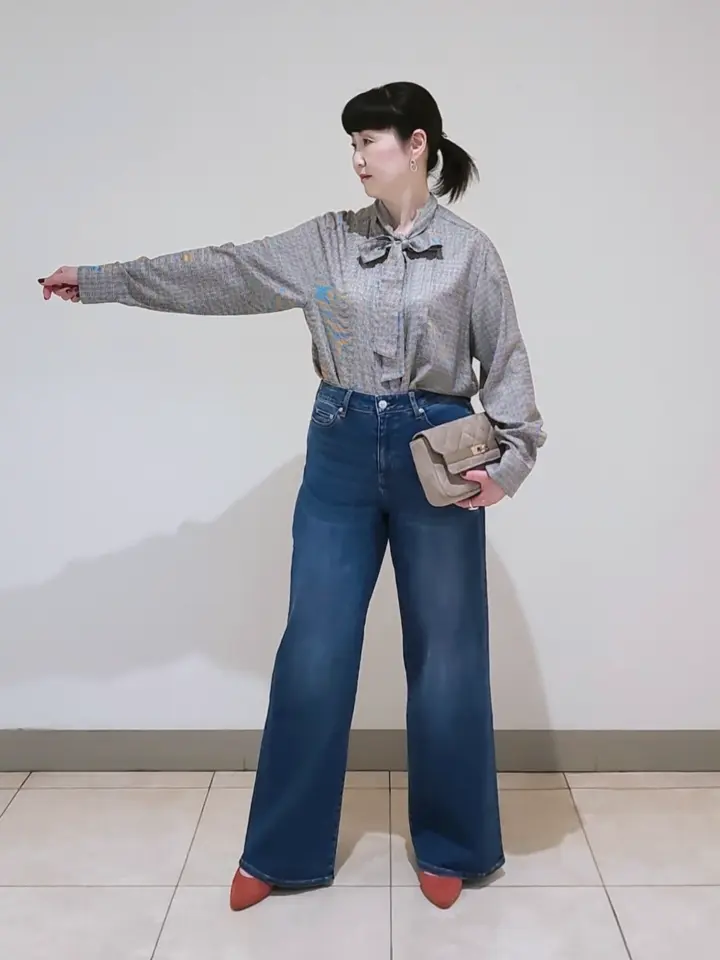 J.PRESS LADIES L スタッフ コーディネート画像