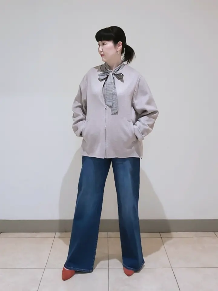 J.PRESS LADIES L スタッフ コーディネート画像