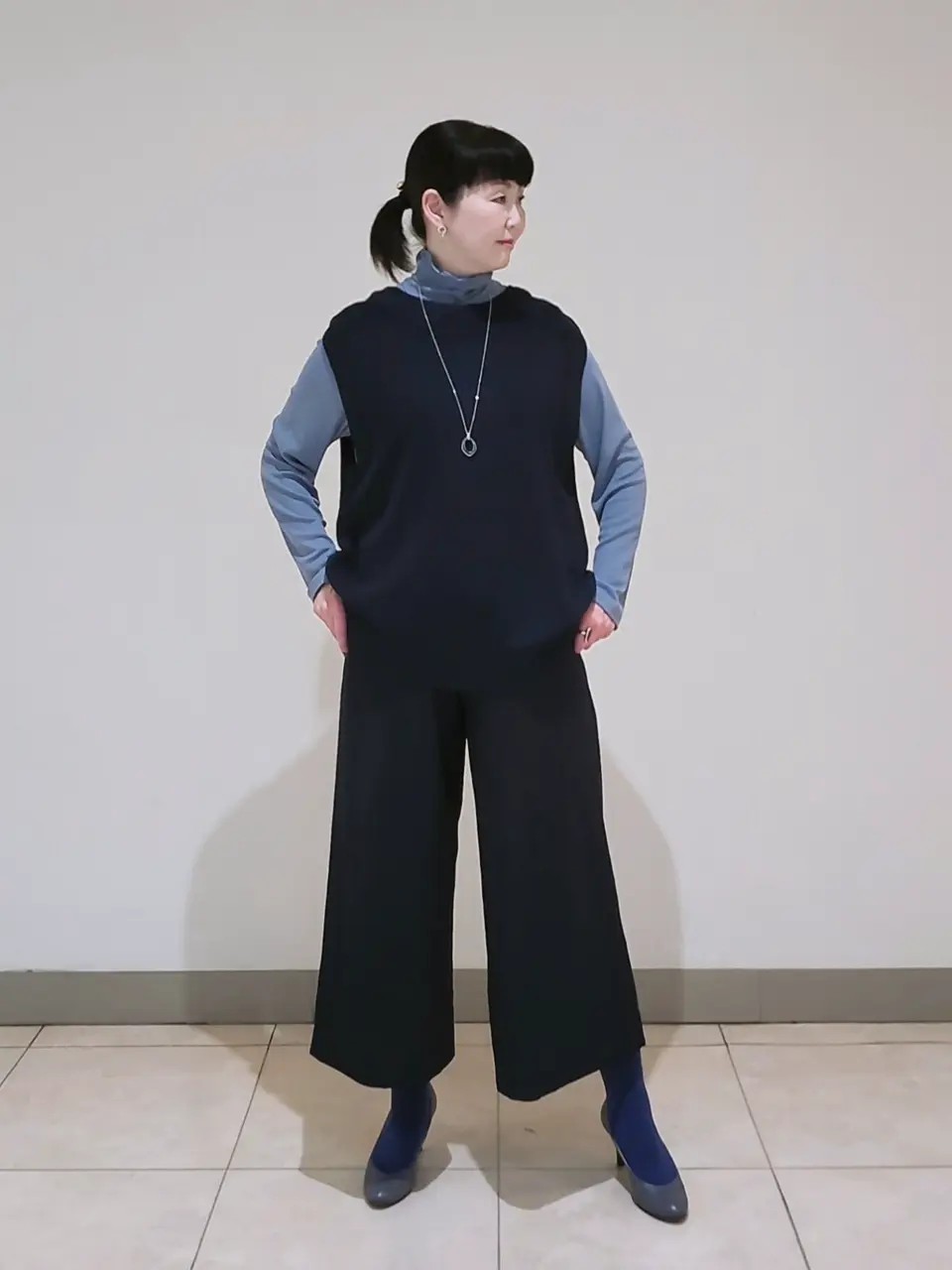 J.PRESS LADIES L スタッフ コーディネート画像