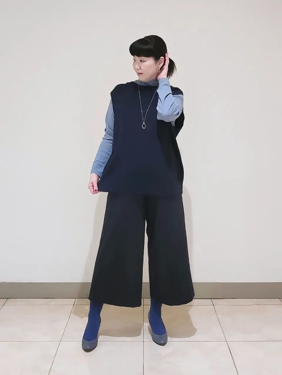 J.PRESS LADIES L スタッフ コーディネート画像