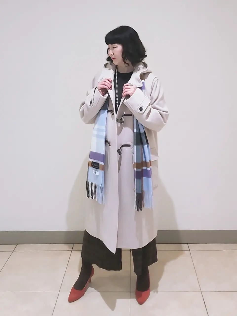 J.PRESS LADIES L スタッフ コーディネート画像