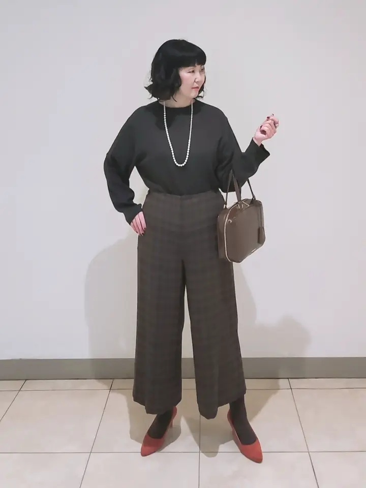 J.PRESS LADIES L スタッフ コーディネート画像