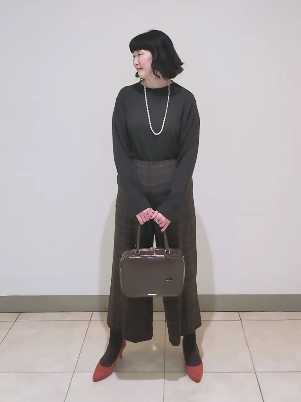 J.PRESS LADIES L スタッフ コーディネート画像