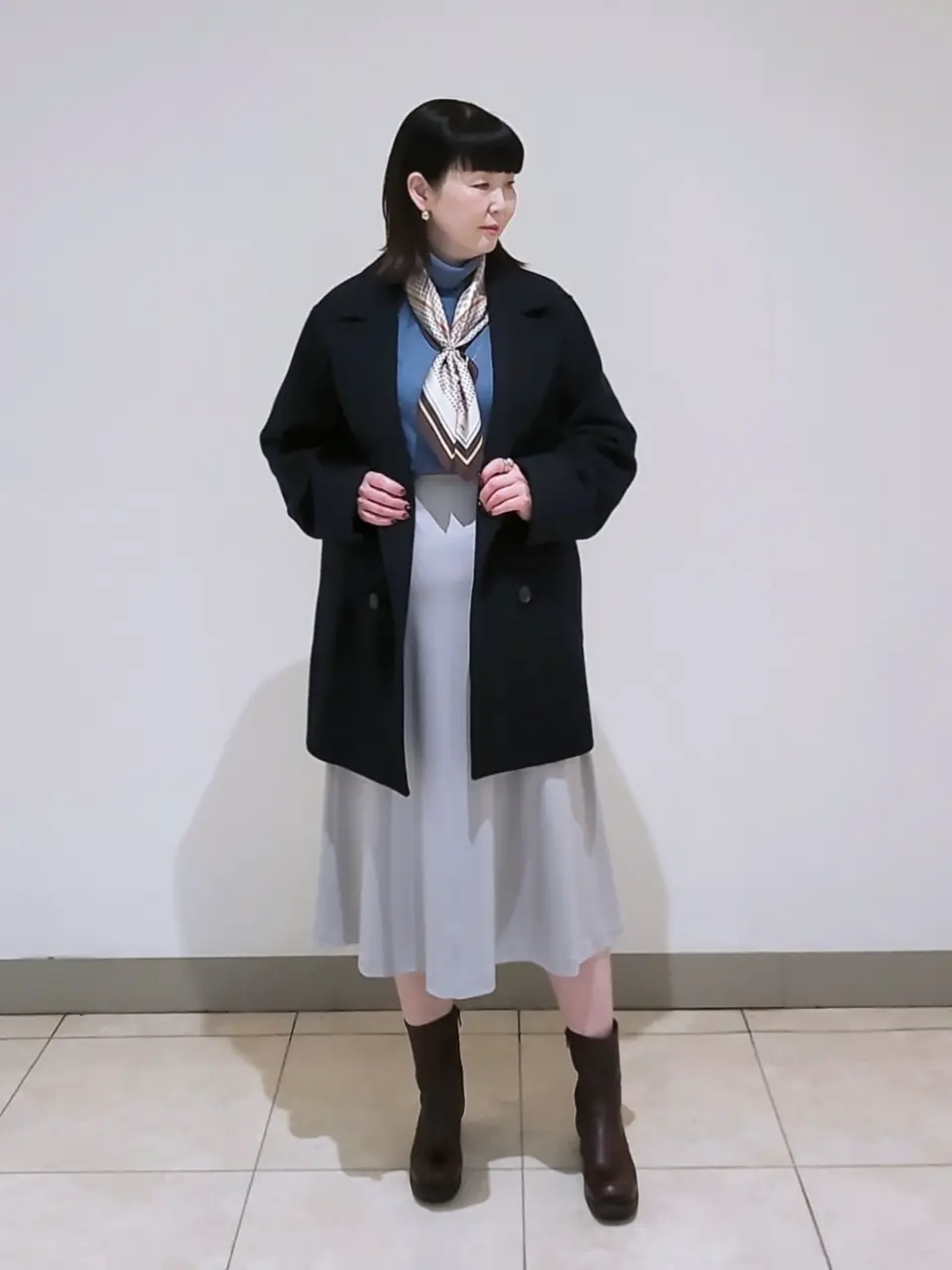 J.PRESS LADIES L スタッフ コーディネート画像