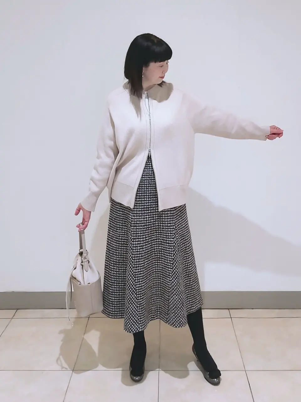 J.PRESS LADIES L スタッフ コーディネート画像