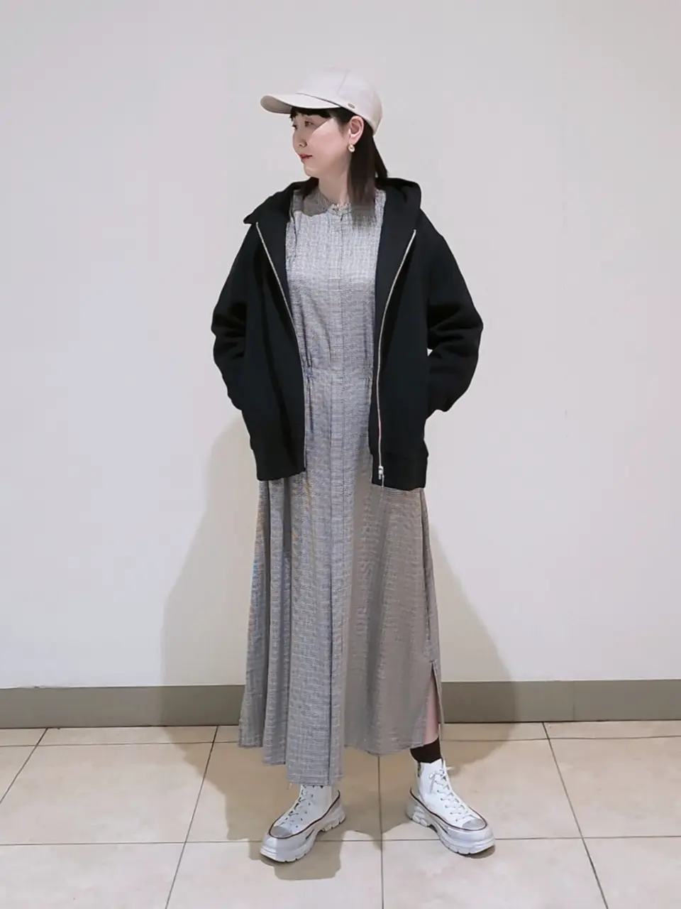 J.PRESS LADIES L スタッフ コーディネート画像