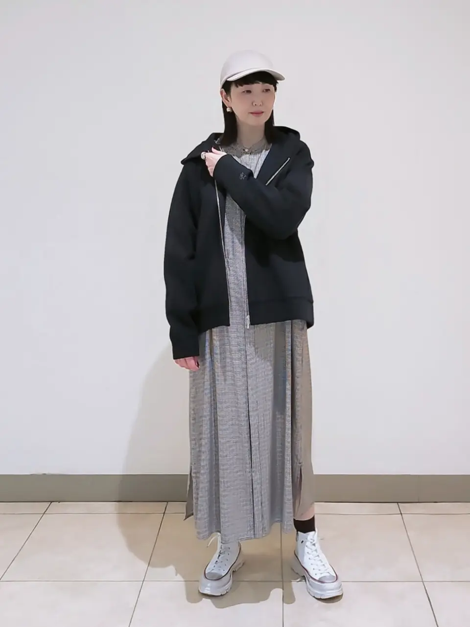 J.PRESS LADIES L スタッフ コーディネート画像